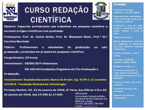 Curso Redação Científica