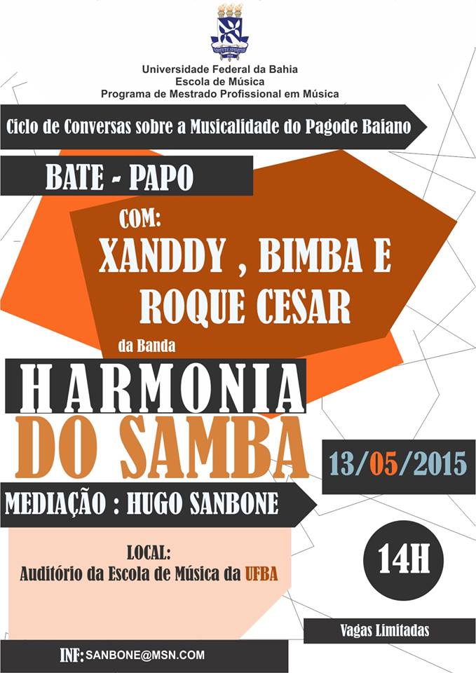 Cartaz harmonia do samba