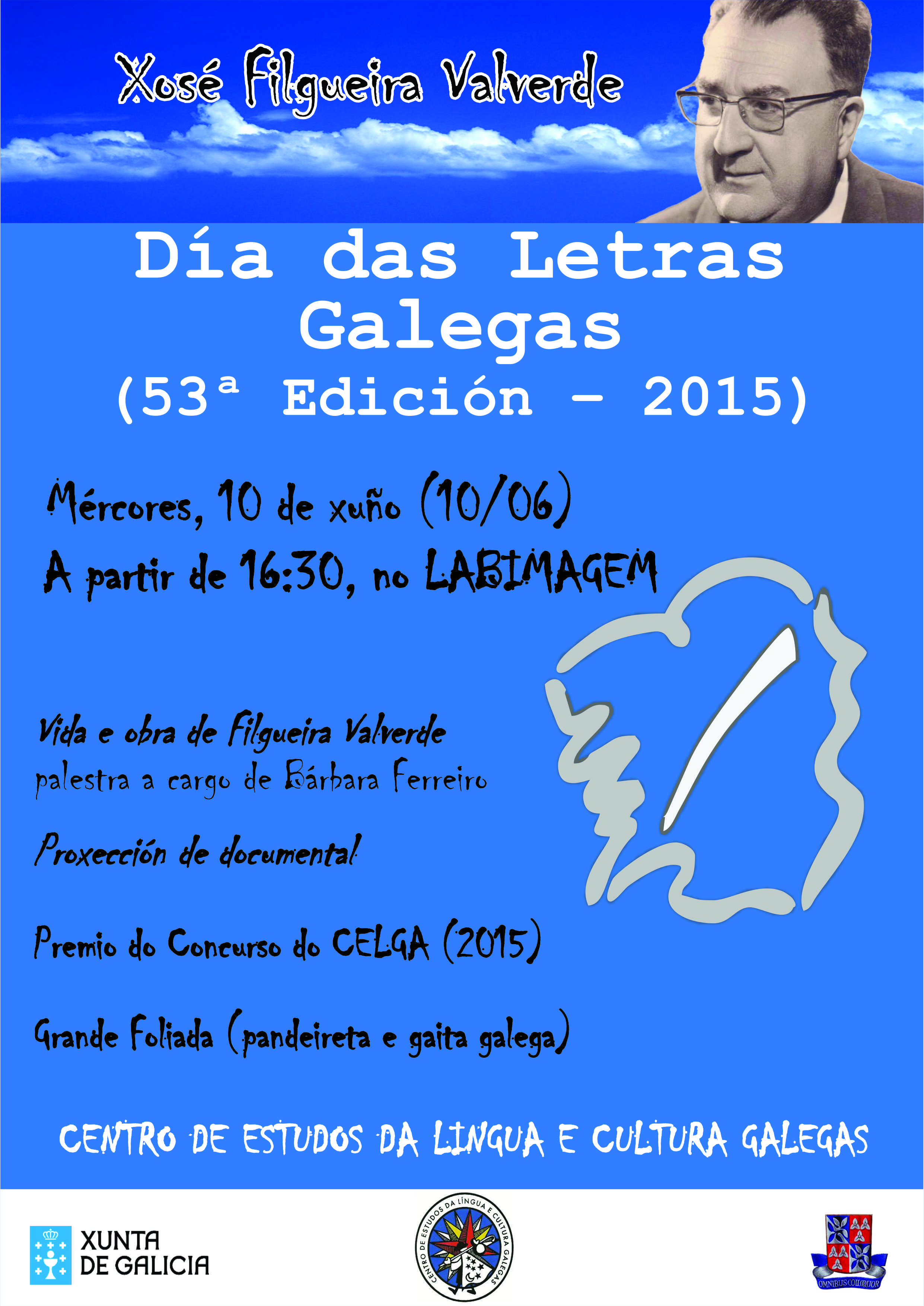 Cartel - Día das Letras Galegas - 2015
