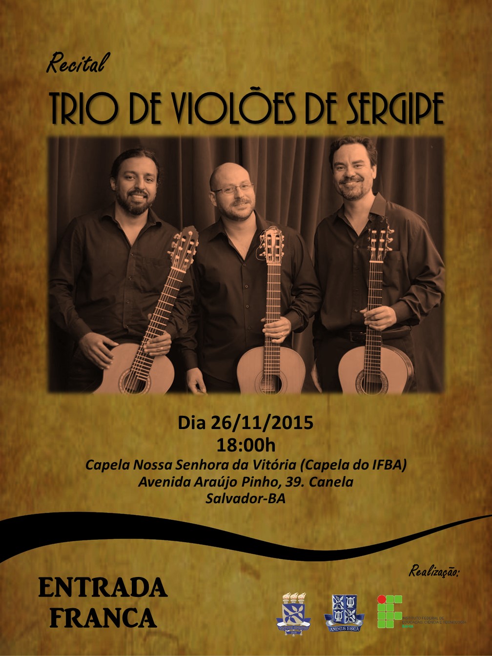 RECITAL IFBA trio violões