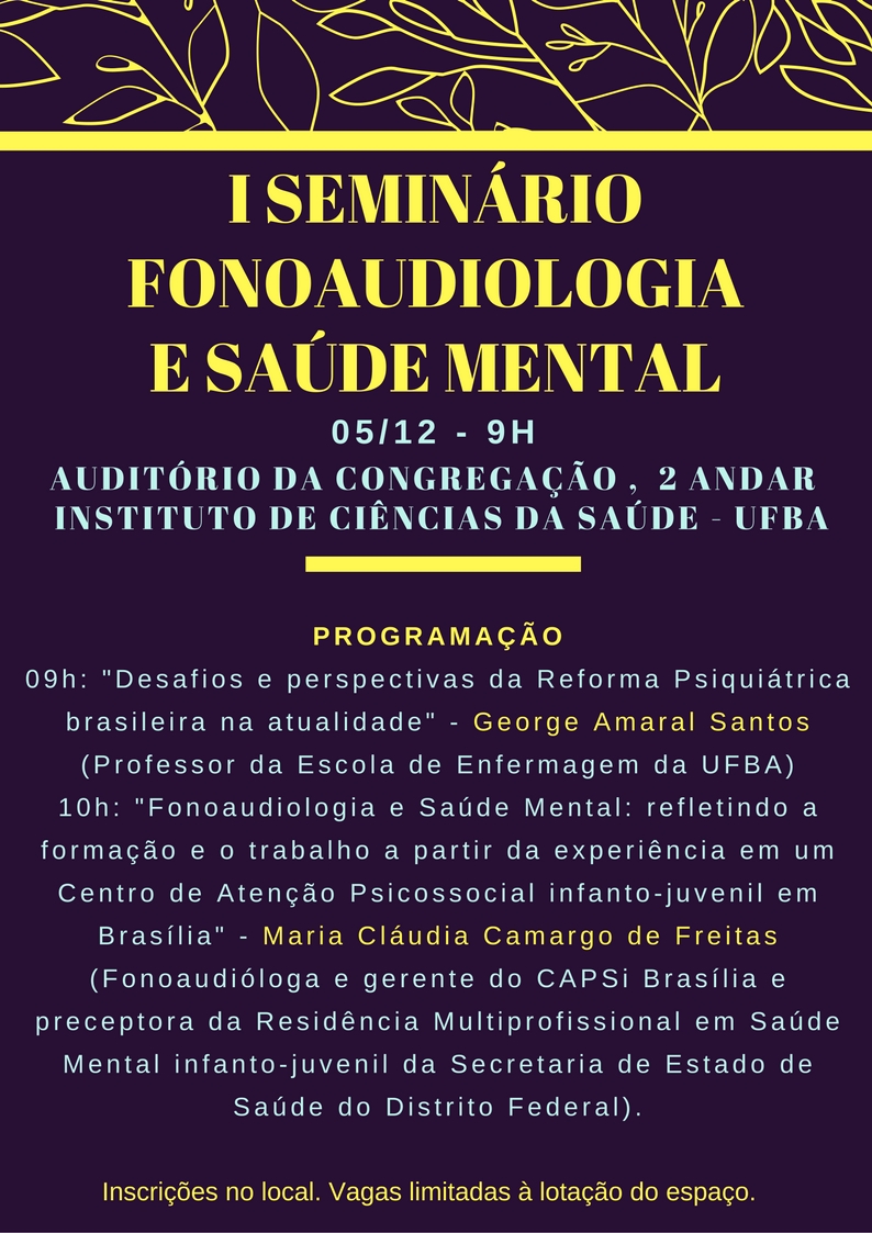 Evento Saúde Mental