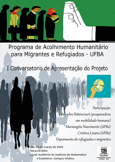 cartaz_Programa de Acolhimento Humanitario_UFBA