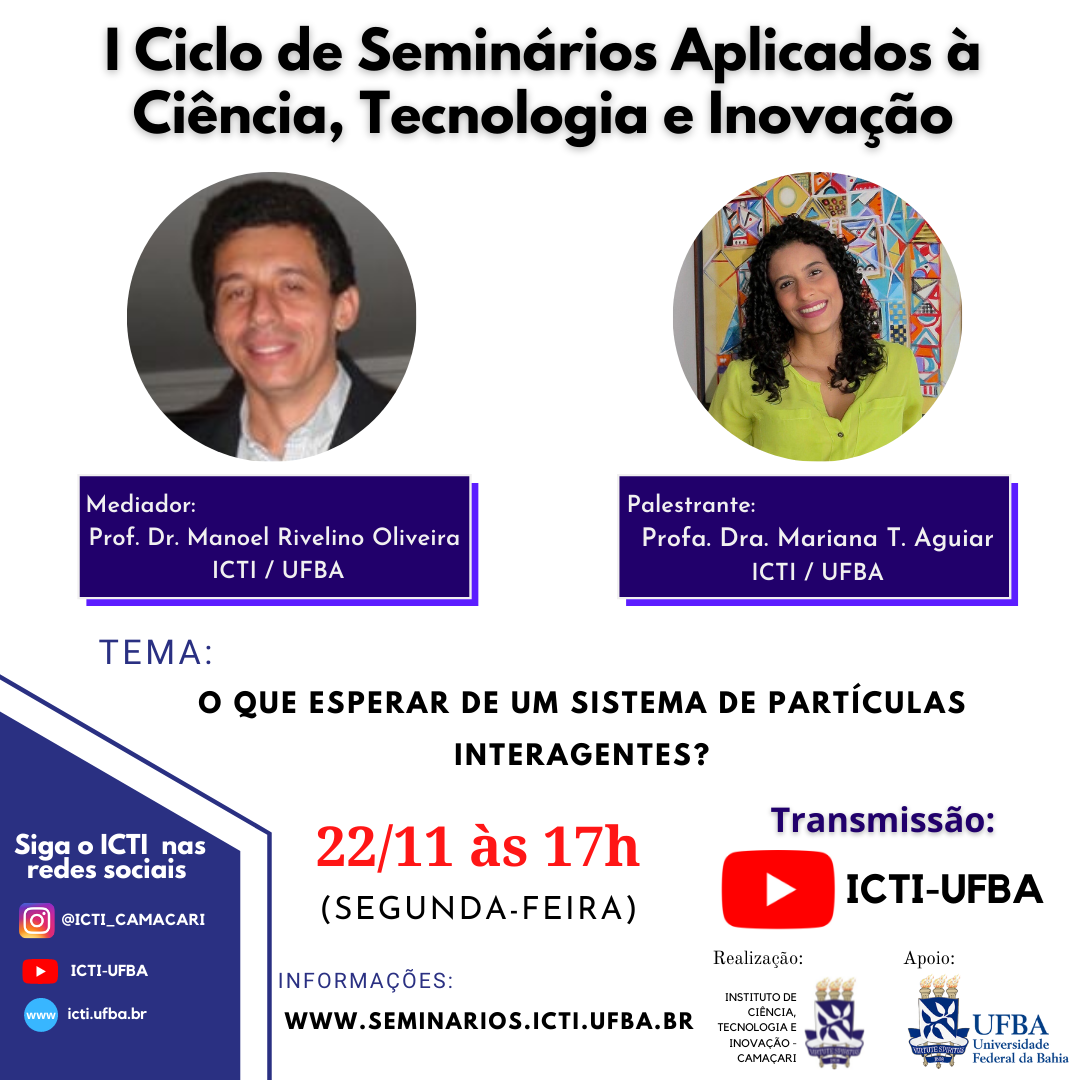 www.seminarios.icti.ufba.br - Mariana Tavares - Thamyres Tâmulla
