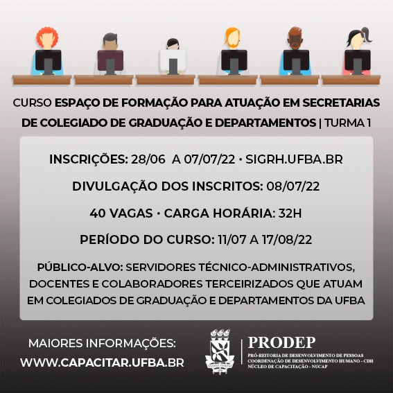 curso de formaçao atuzão em secretarias